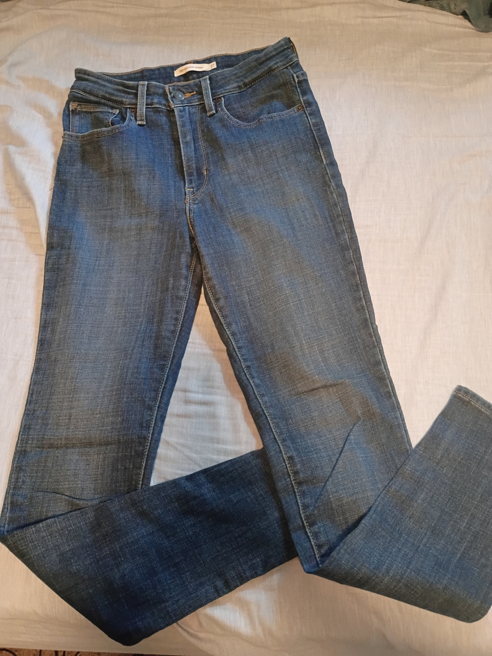Women’s Levi 721 High Rise Skinny Blue Denim Jeans
